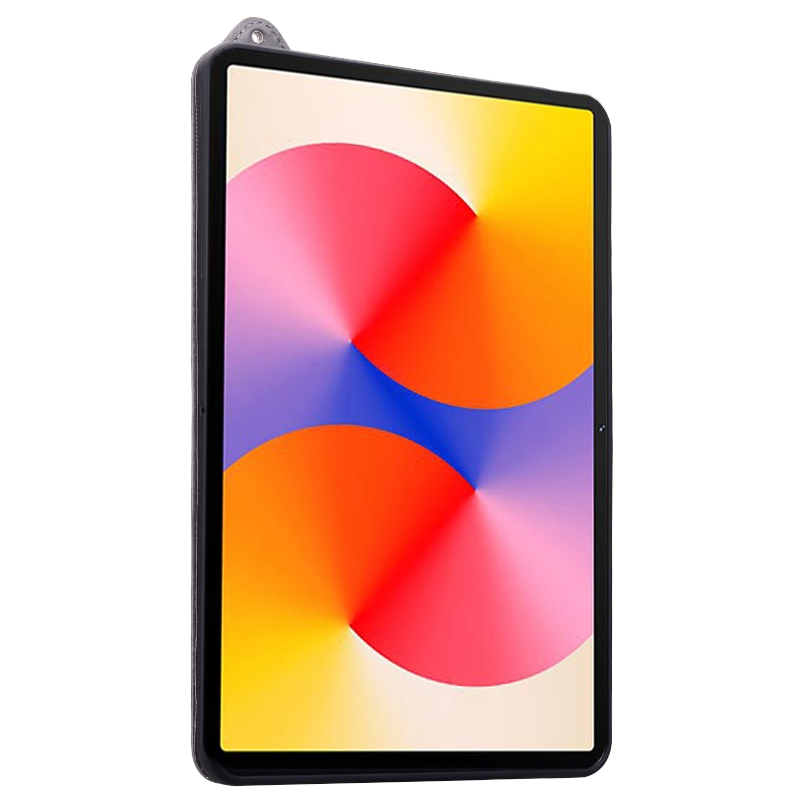 Husa tableta pentru Huawei MatePad SE 11 2024, piele TPU, spate cu curea de mana, gri