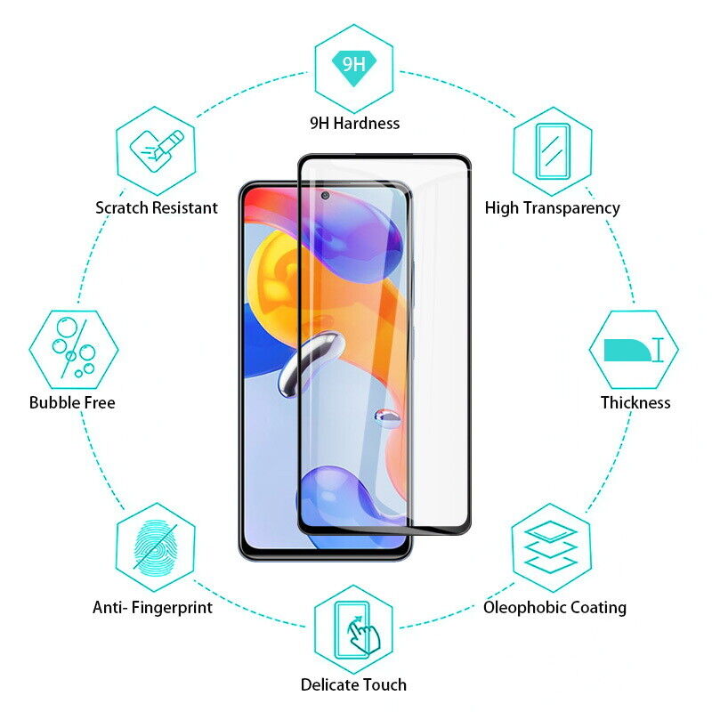 Folie Compatibila cu XIAOMI Redmi Note 10 PRO, Full Cover, 6D, Calitate Premium