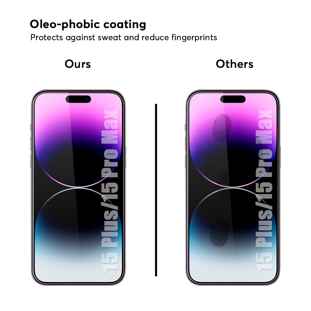 Folie sticla securizata pentru Iphone 15 Plus, 15 Pro Max, 16 Plus, Duritate 9H, JASFPTIP15PLUSMAX