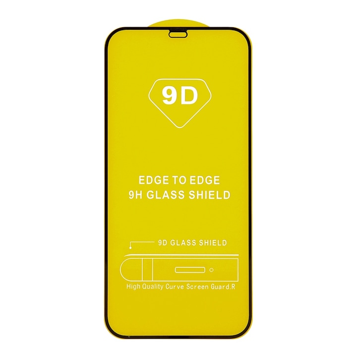 Protector de sticla Planet Tech, sticla securizata Full Glue 9D cu cadru negru pentru Samsung Galaxy A26 5G