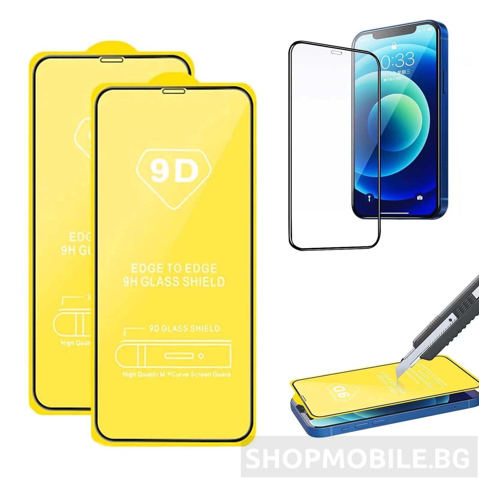 Protector de sticla Planet Tech, sticla securizata Full Glue 9D cu cadru negru pentru Samsung Galaxy A26 5G