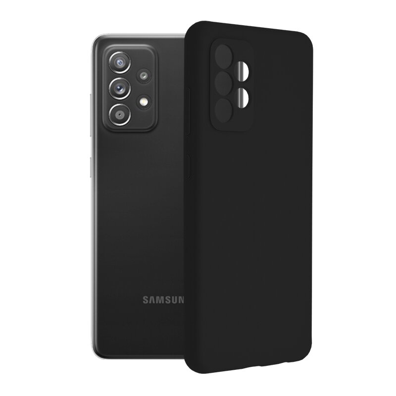 Husa Protectie Pentru Samsung A72 \ A72 5G Silicon Negru