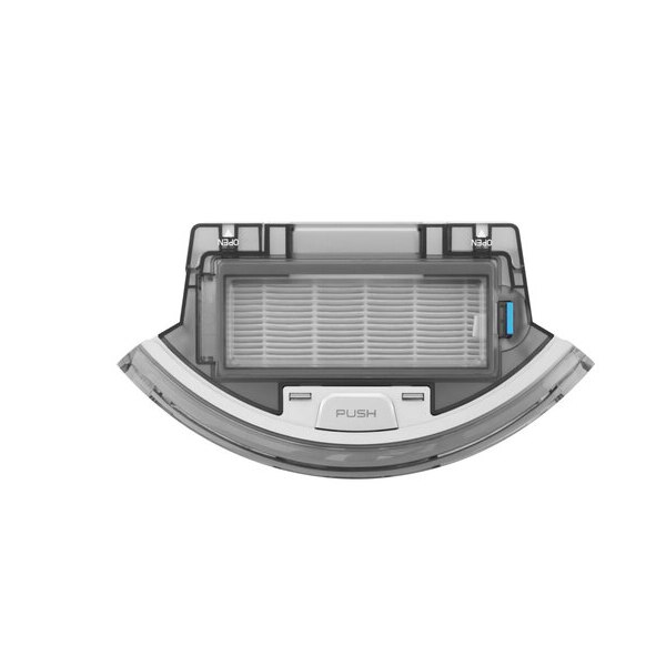 Robot aspirator cu mop ETA Aron 2512 90000, Wi-Fi, baterie Li-Ion 14.4 V, 300 ml, autoincarcare, navigare giroscopica, negru