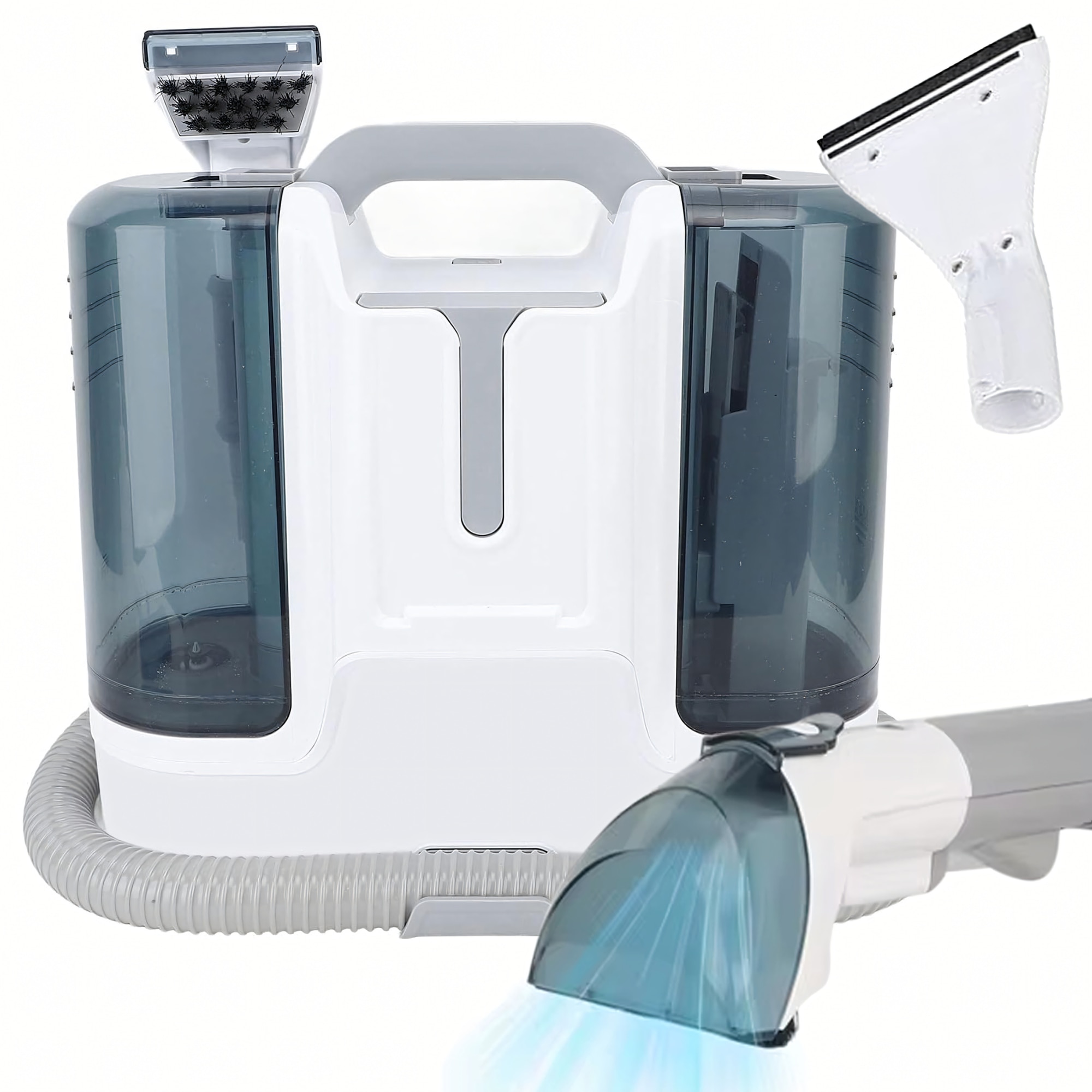 Aspirator portabil pentru covoare si tapiterie 450W VarioShop®, putere de aspirare 11 kPa, rezervor dublu, perii universale, ideal pentru curatarea casei si a masinii