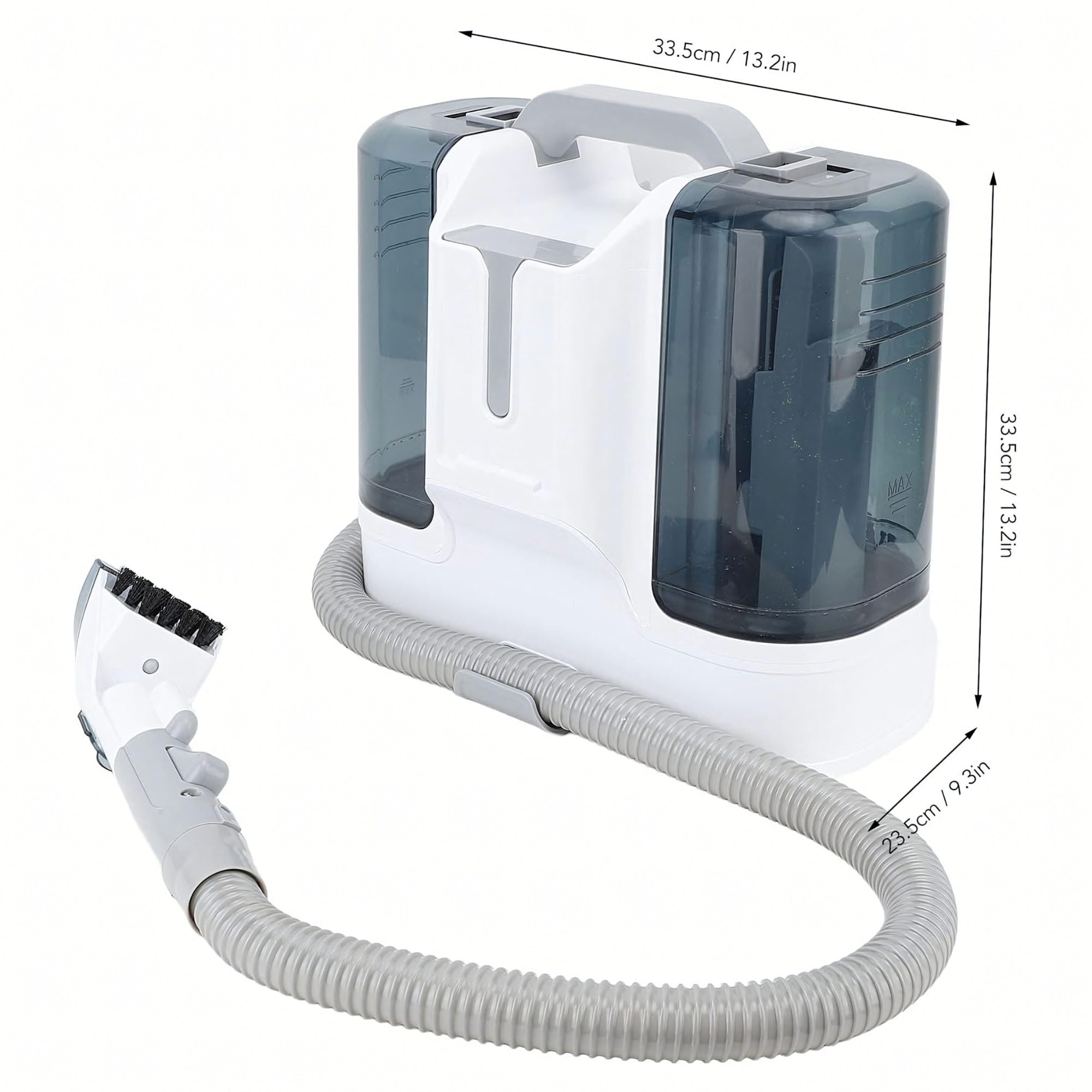 Aspirator portabil pentru covoare si tapiterie 450W VarioShop®, putere de aspirare 11 kPa, rezervor dublu, perii universale, ideal pentru curatarea casei si a masinii