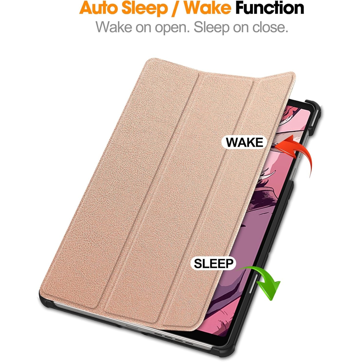 Husa pentru Lenovo Legion Tab Gen 3 2025 8.8 inch tip stand functie sleep/wake-up si inchidere magnetica, protectie 360 - roz