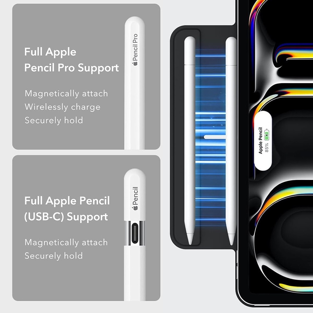 Husa pentru iPad Pro 13 (2024), ESR Rebound Magnetic, Navy Blue