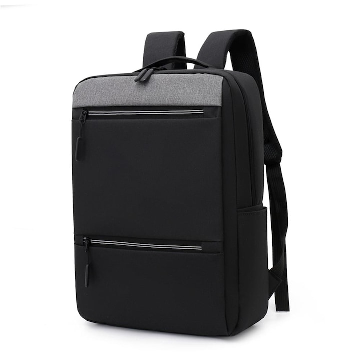Rucsac laptop Amber, 15.6", 2 buzunare exterioare, 44x28x11cm, poliester