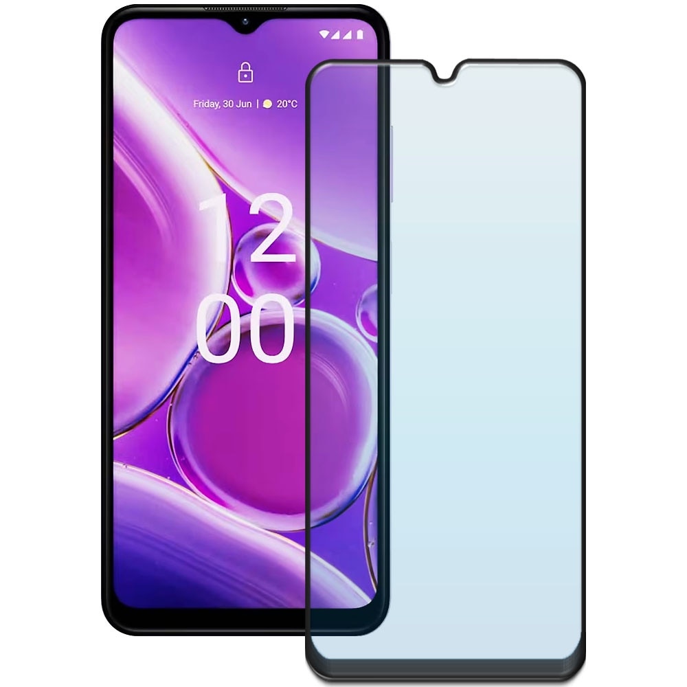 Folie din sticla securizata pentru Nokia G42 5G, HAMSTERBOX Glass Shield, Protectie completa ecran, Full face, Aplicare rapida, Case Friendly, Transparenta