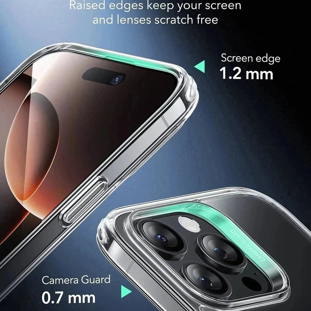 Husa premium pentru iPhone 16 Pro Max compatibila MagSafe ESR - Classic Hybrid HaloLock - Transparent