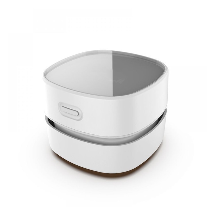 Aspirator de birou mini, putere mare de aspirare, container de colectare demontabil, pentru acasa si birou