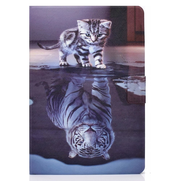Husa pentru Samsung Galaxy Tab A9+ X210/X215/X216B, XGSM, Model cu animale, Multicolor