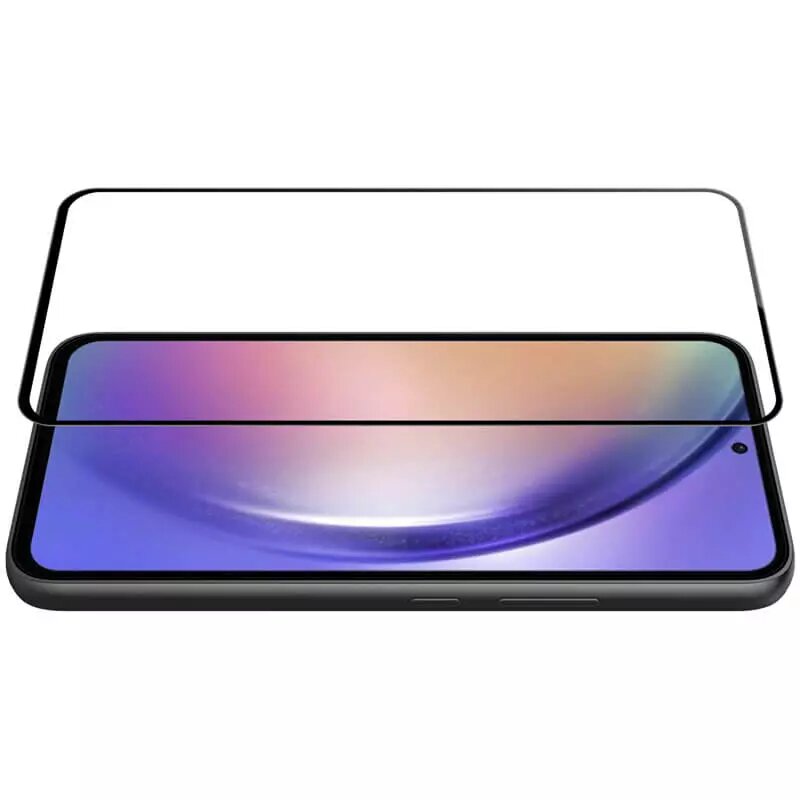 Folie de sticla, Compatibila cu Samsung Galaxy A54, Rezistenta la socuri, Negru