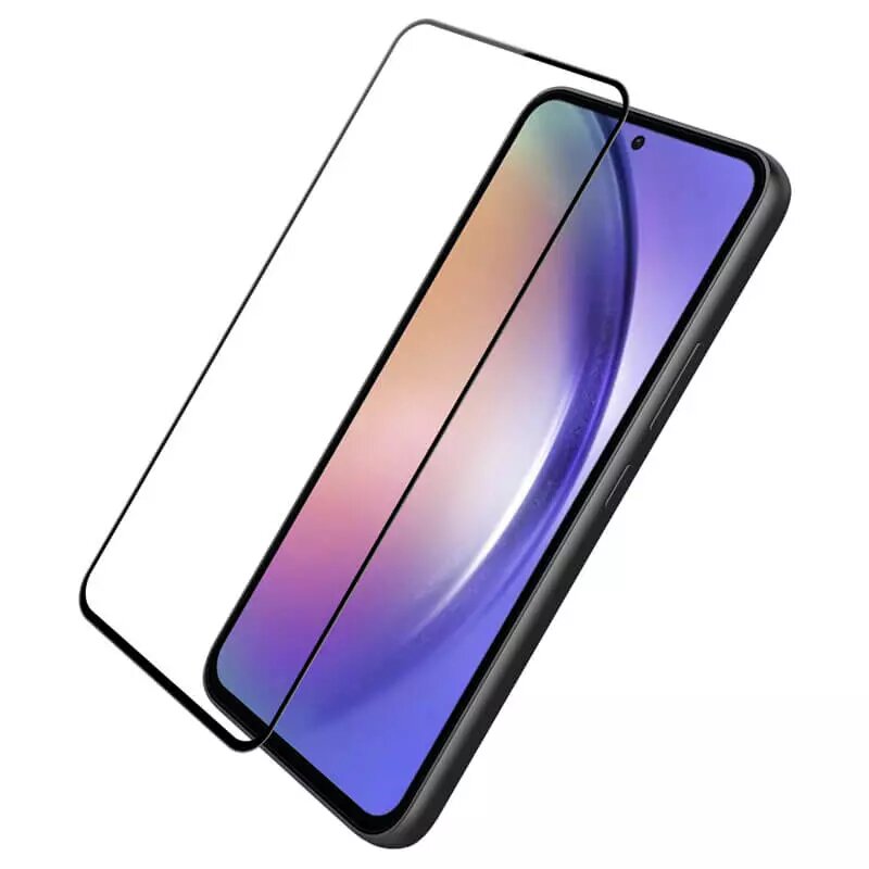 Folie de sticla, Compatibila cu Samsung Galaxy A54, Rezistenta la socuri, Negru