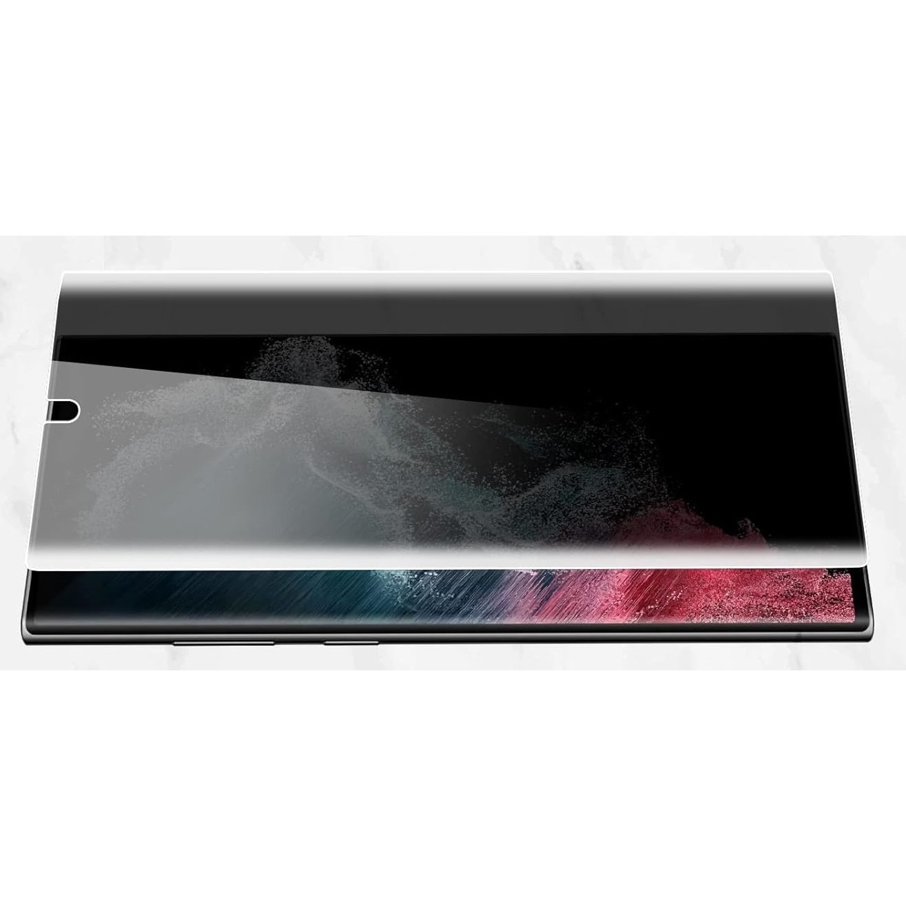 Folie de protectie ecran Privacy Hydrogel din silicon, TPU, compatibila cu Samsung Galaxy S23 Ultra, Perfect fit, acopera tot ecranul, ISAG