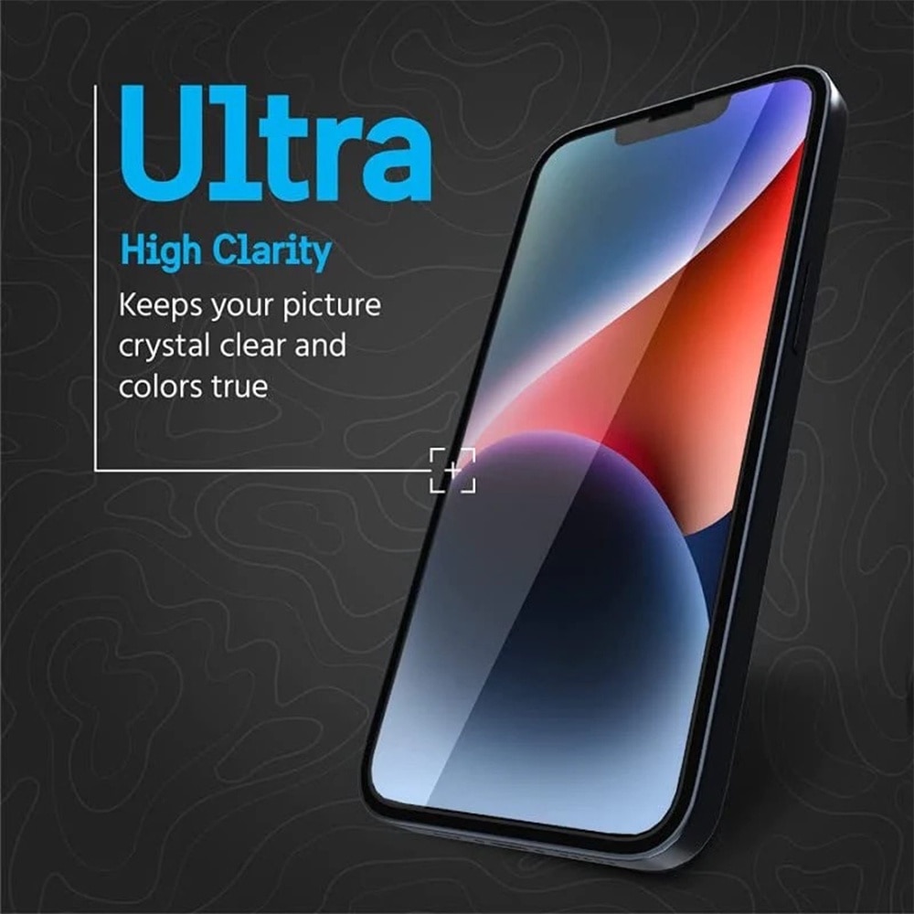 Set 2 folii protectie ecran, Sticla securizata, Transparenta, 5D, Compatibil cu iPhone 16e