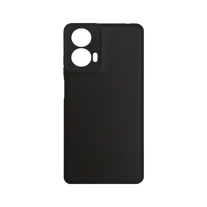 BestCase® Husa 0.8MM Slim Silicon, Compatibila Cu Motorola Moto G24 / Moto G24 Power, Rezistenta la uzura, Protectie Camera, Negru mat