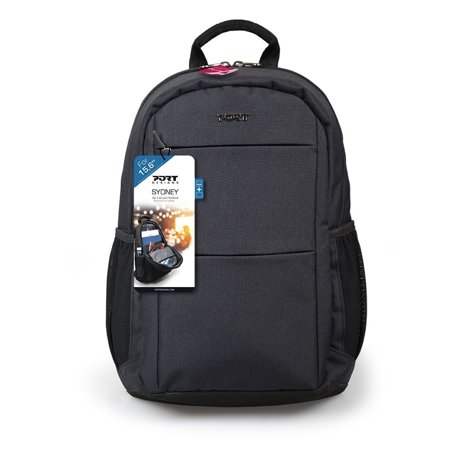 Rucsac pentru notebook, Port Designs, Poliester, Sydney, 15,6", Negru