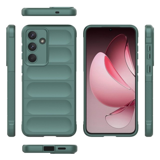 Husa Upzz® Magic Shield Pentru Samsung Galaxy S25 FE, MicroFibra la Interior, Anti Sock - Verde