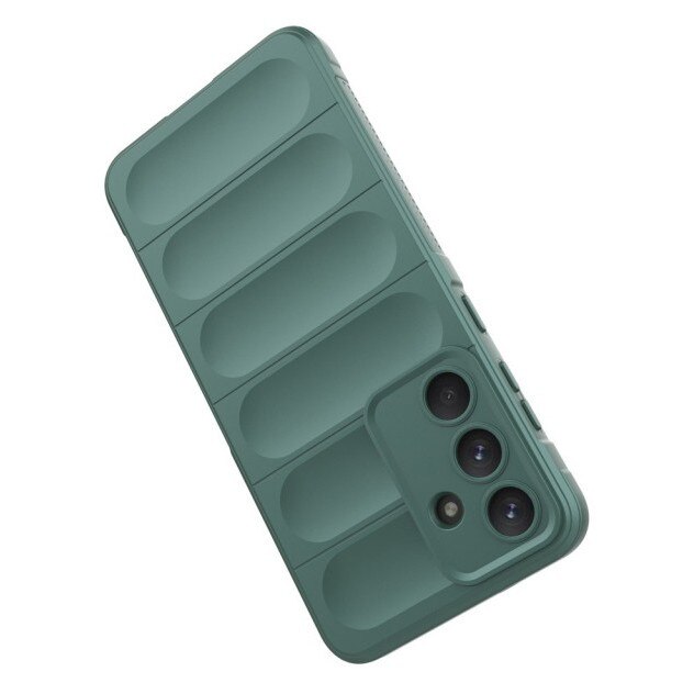 Husa Upzz® Magic Shield Pentru Samsung Galaxy S25 FE, MicroFibra la Interior, Anti Sock - Verde