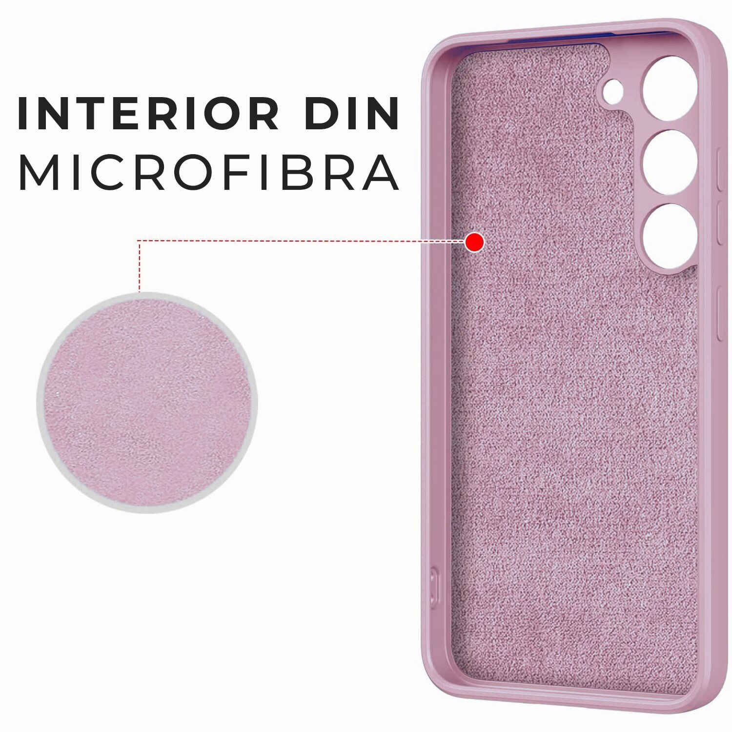 Husa pentru Samsung A25 5G DaDen cu inel rotativ 360, Silicon Premium, Camera Protection, Antisoc, Mov inchis