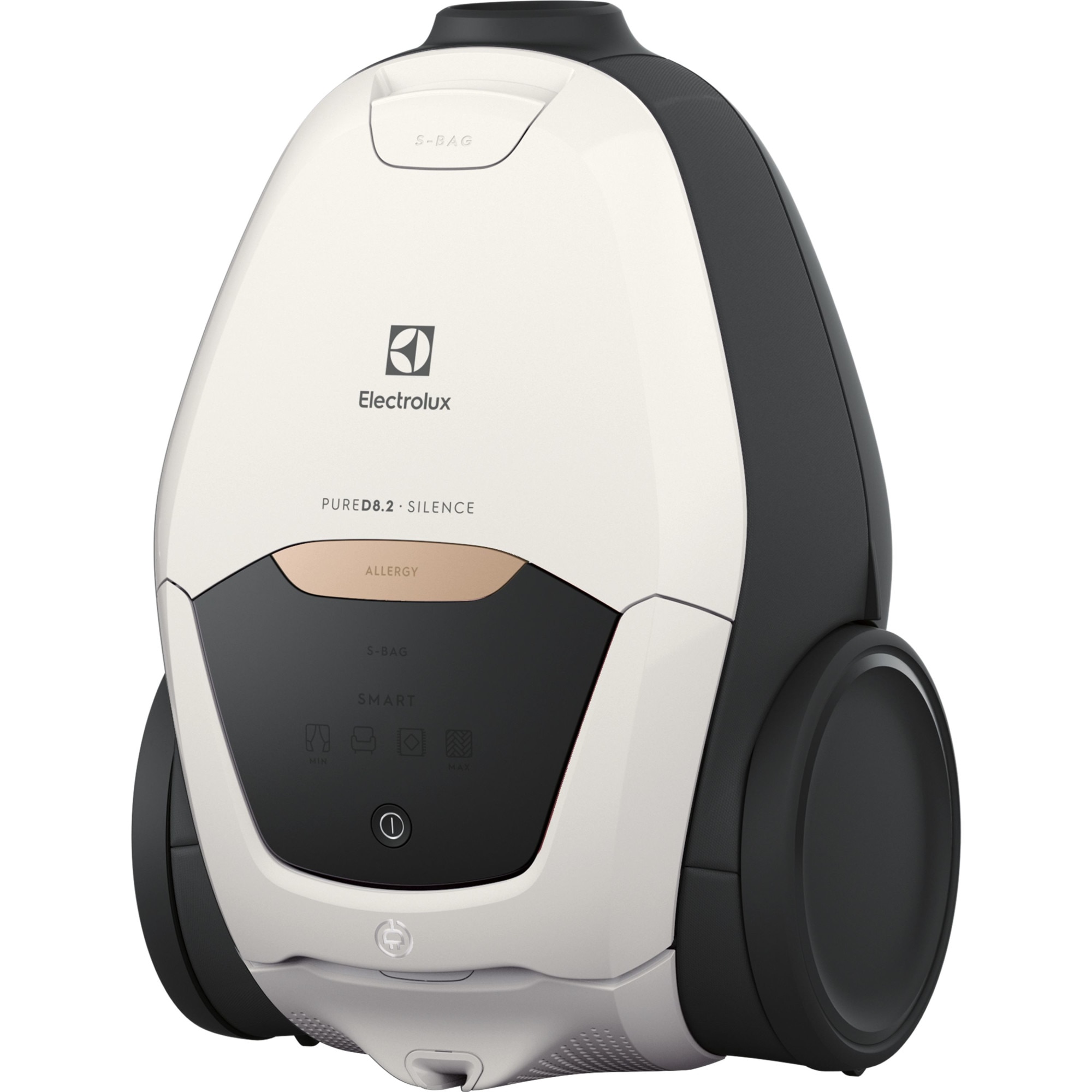 Aspirator cu sac Electrolux PD82-ALRG, Pure D8.2, 500W, sac 3.5L, nivel zgomot 57dB, filtru HEPA, alb
