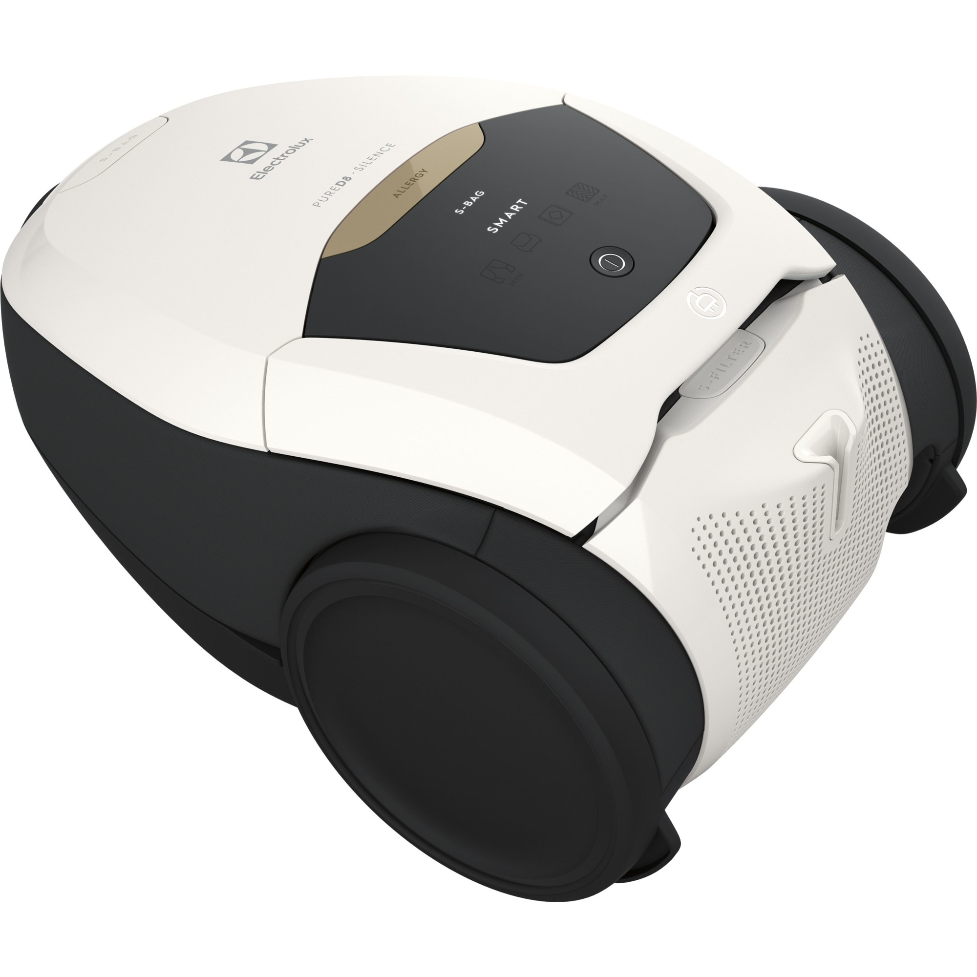 Aspirator cu sac Electrolux PD82-ALRG, Pure D8.2, 500W, sac 3.5L, nivel zgomot 57dB, filtru HEPA, alb