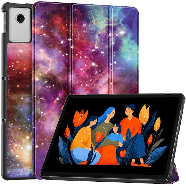 Husă pentru tabletă Lenovo, Fold Pro, 360 protecție, piele ecologică, design modern