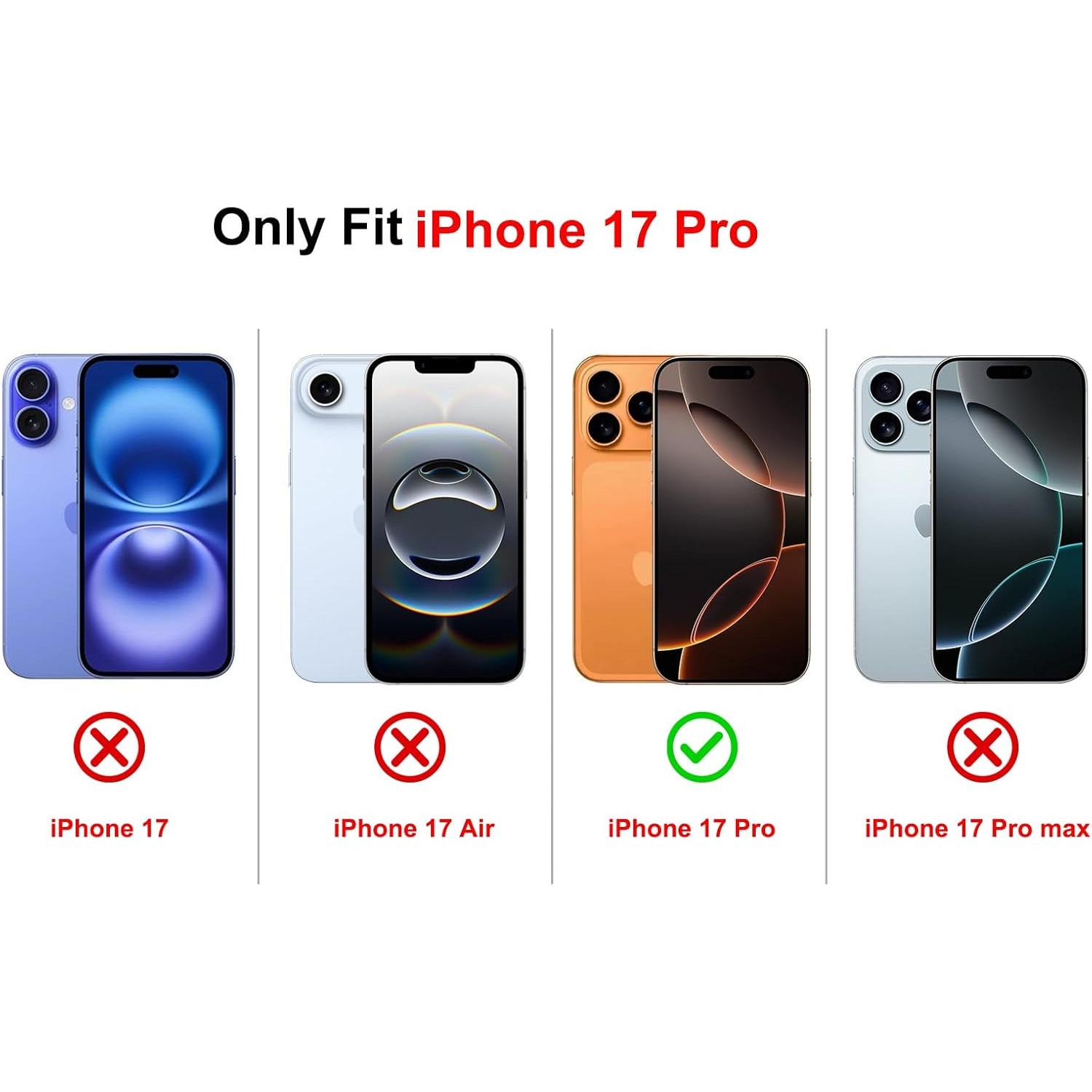 Husa de Protectie MagSafe, Compatibila cu Apple iPhone 17 Pro, Aurov®, TPU AntiShock, Transparenta