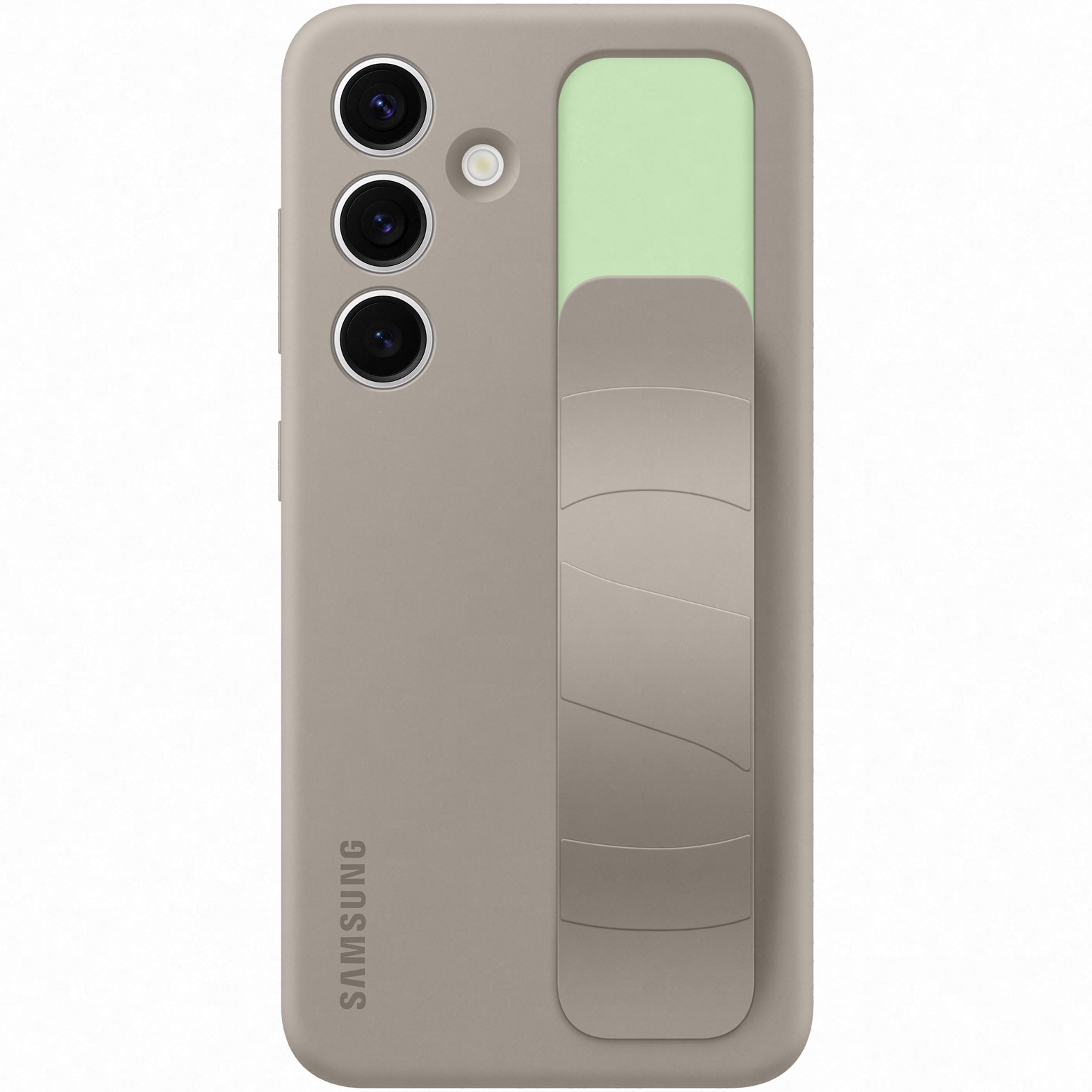 Husa de protectie Samsung Standing Grip Case pentru Galaxy S24+, TAUPE