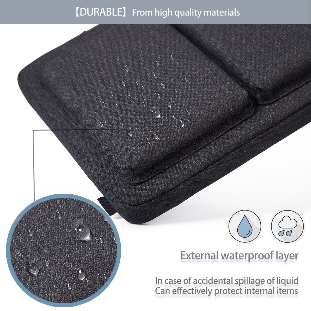 Geanta laptop waterproof, Seine Scene Orleans 14", black