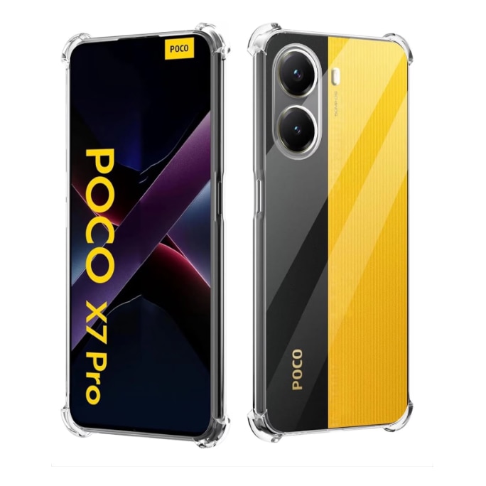 Husa protectie Mat-Tech compatibila cu Xiaomi Poco X7 Pro, Protectie Camera, Colturi anti-soc, Decupaje Precise, Rezistenta la impact, Transparenta