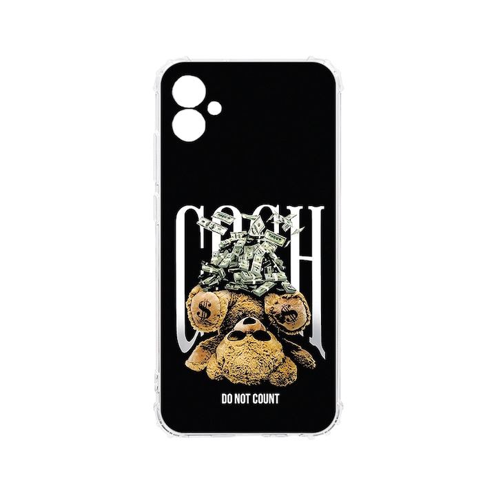 BestCase® Husa Anti Shock 1.5MM, Compatibila cu Samsung Galaxy A04e, Teddy Bear Money, Air cushion Technology, AS 1460