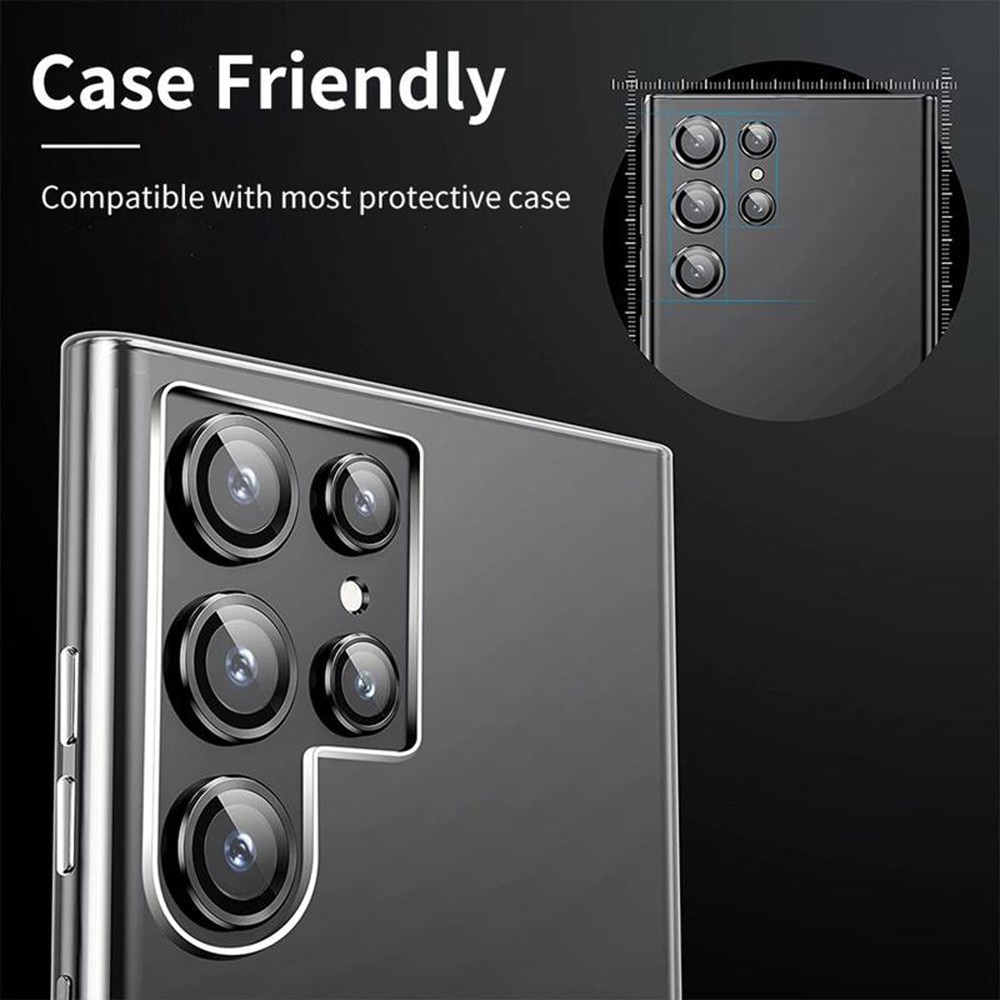 Folie pentru Samsung Galaxy S25 Ultra - Lito S+ Camera Glass Protector - Black