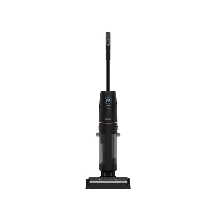 Aspirator vertical Aurum Zilan ZLN8000, Putere 200W, Baterie 2500mAh, Aspirare umed si uscat, Filtru HEPA, Zgomot pana la 74 dB