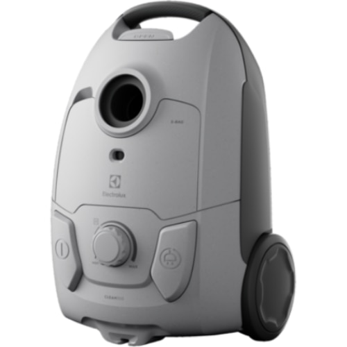 Aspirator cu sac Electrolux, aspirare uscata, indicator umplere sac, tub inox, telescopic, filtru Hepa lavabil, 3 litri, Soft start, sistem de rulare a cablului, 750 W, gri