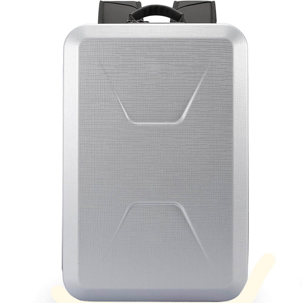 Rucsac laptop 15.6 inch, carcasa tare, resistent la apa, buzunar antifurt, port USB, si USB-C, lacat TSA, sistem fixare pe valiza, potrivit pentru calatorii BANGE, BG2839GY, Gri