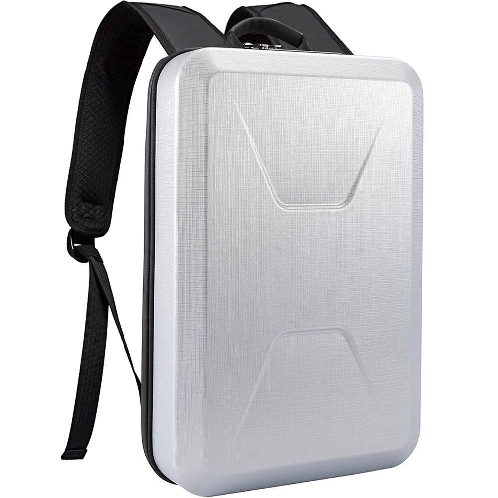 Rucsac laptop 15.6 inch, carcasa tare, resistent la apa, buzunar antifurt, port USB, si USB-C, lacat TSA, sistem fixare pe valiza, potrivit pentru calatorii BANGE, BG2839GY, Gri