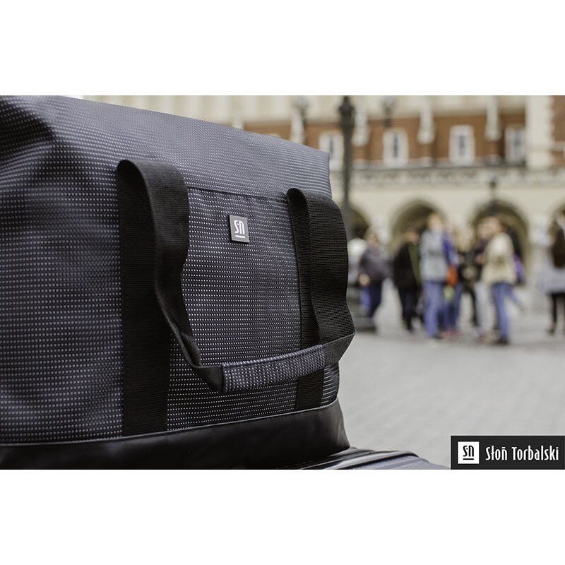 Geanta laptop, Słoń Torbalski, Textil, Max 13 inch, Negru