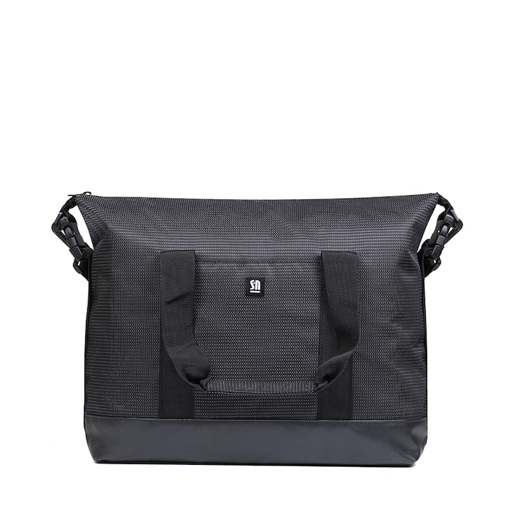 Geanta laptop, Słoń Torbalski, Textil, Max 13 inch, Negru