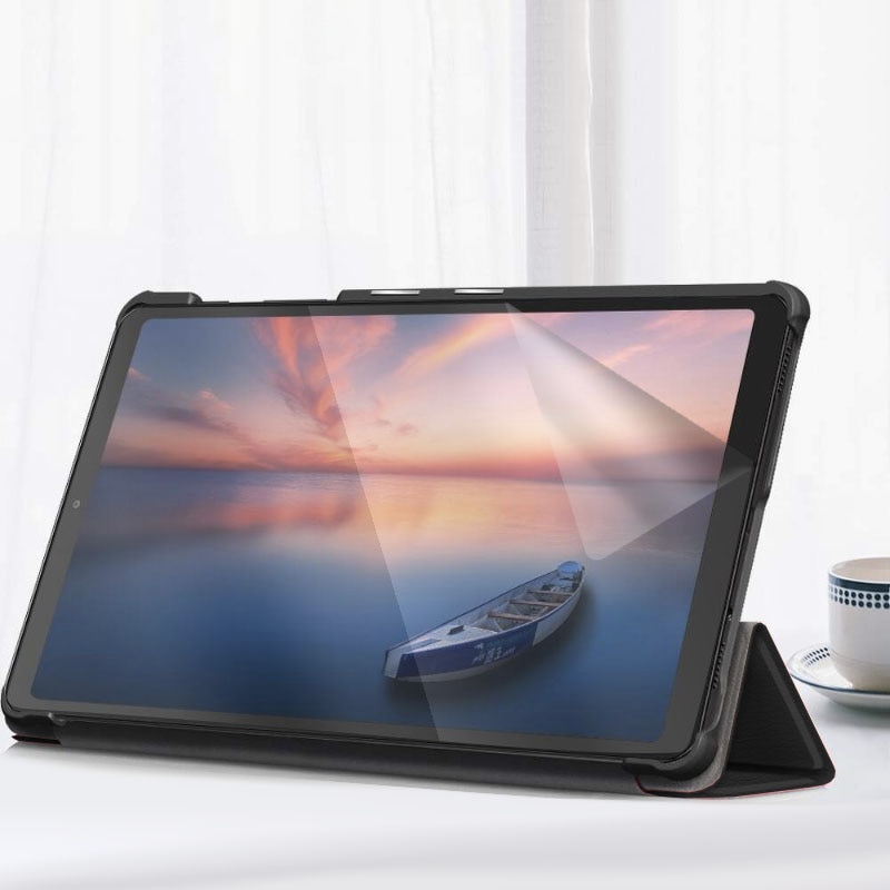 Set Husa Tableta AZIAO si Folie Silicon Huawei Mate Pad T10 /T10S (9.7inch/10.1inch), Protectie Completa 360, Hydrogel Regenerabil, Full Glue, Interior Catifea, Functie de Stand, Display Protejat, Colturi Anti-Soc, Negru