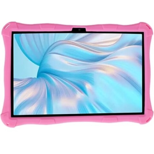Husa compatibila cu Samsung Galaxy Tab A9 pentru copii, XGSM, Silicon, Cu bule, Roz
