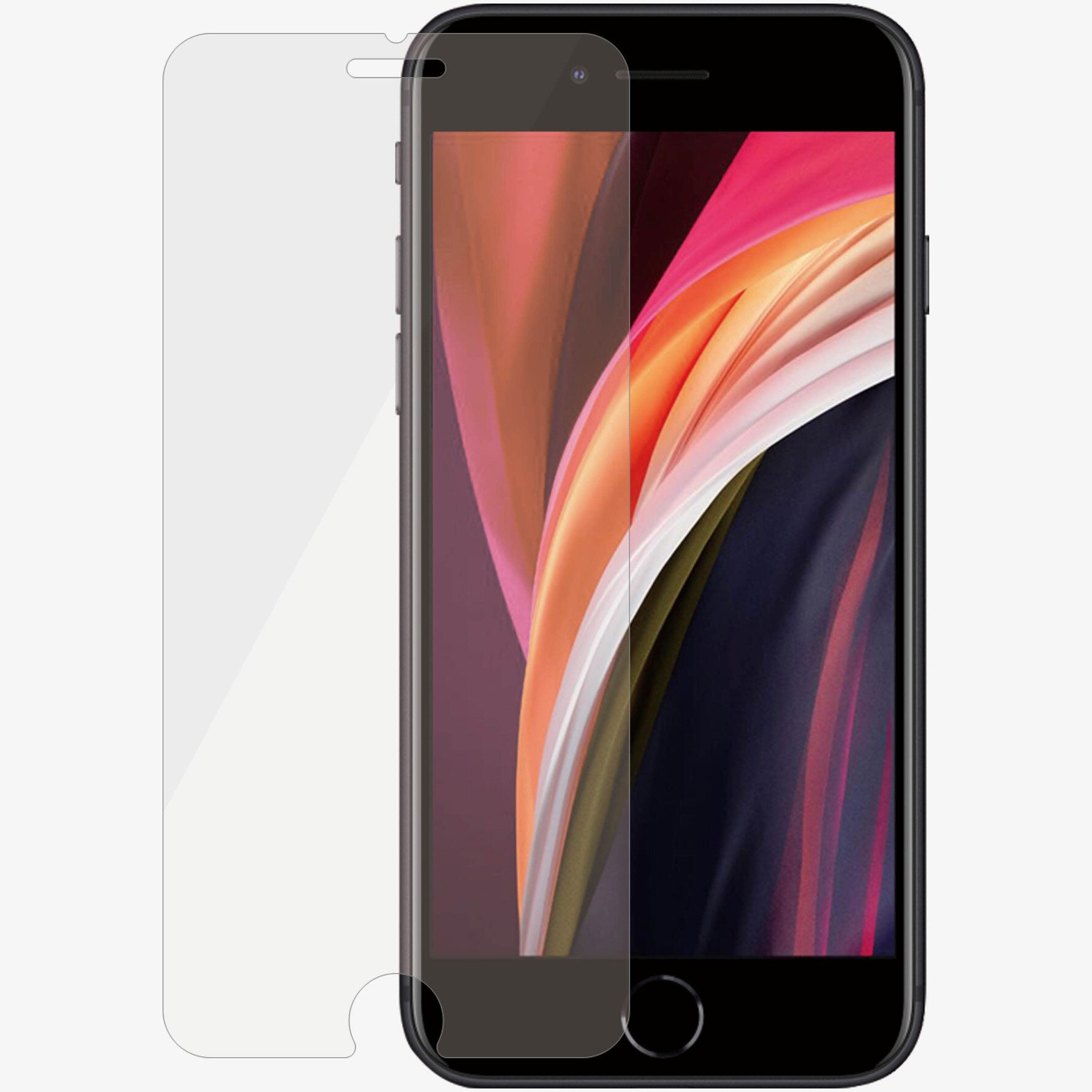 Folie de protectie PanzerGlass din sticla pentru Apple iPhone 6/6s/7/ 8/SE (2020/2022, Transparenta