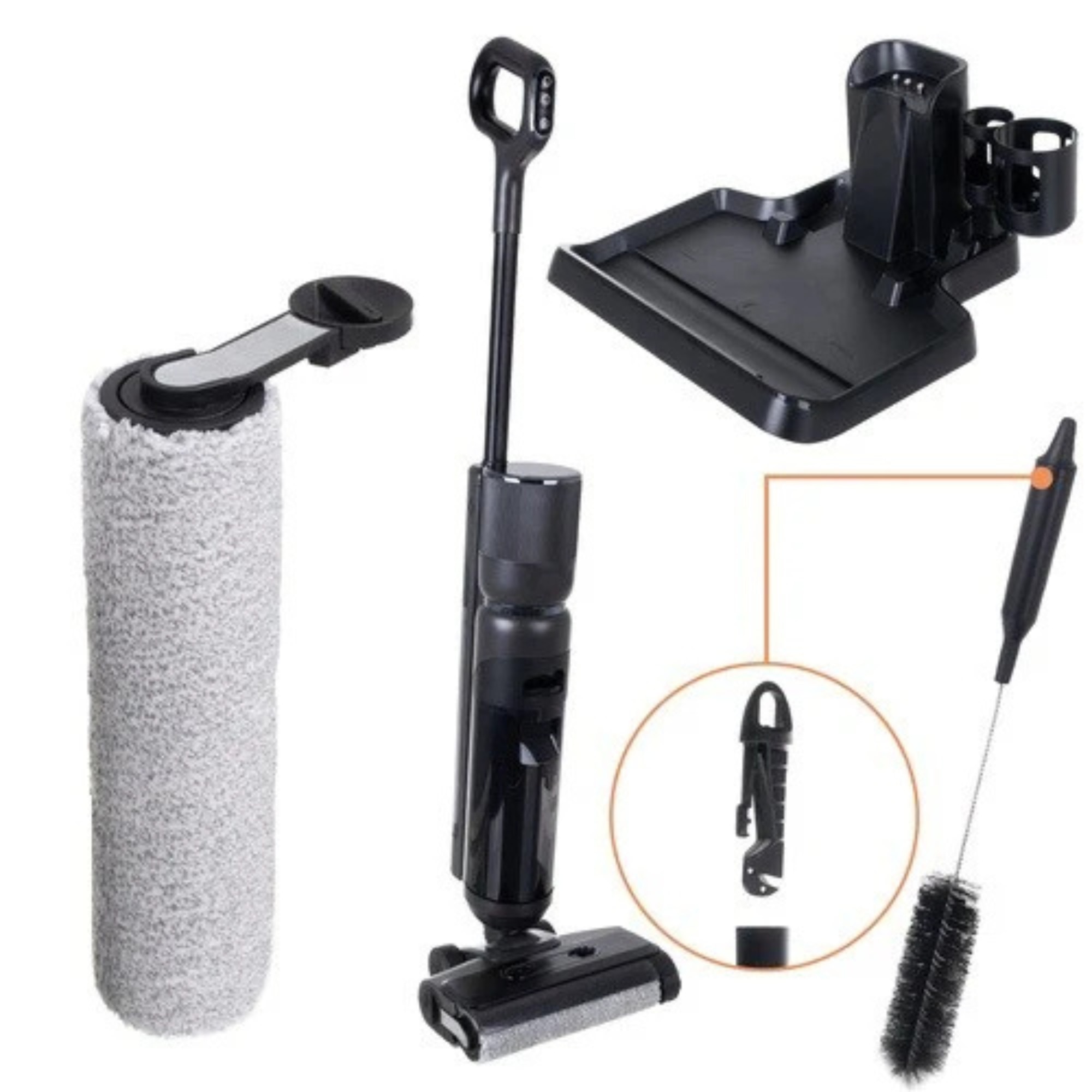 Aspirator Multifuncțional fără Fir VarioShop, 2 în 1, Putere Aspirare 16 kPa, Motor BLDC 200W, Dimensiuni 27x22x111cm