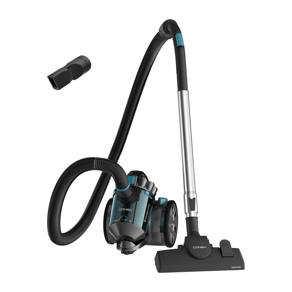 Aspirator fara sac Cecotec Conga Rockstar Multicyclonic Compact X-treme, 800 W, 2 l, negru