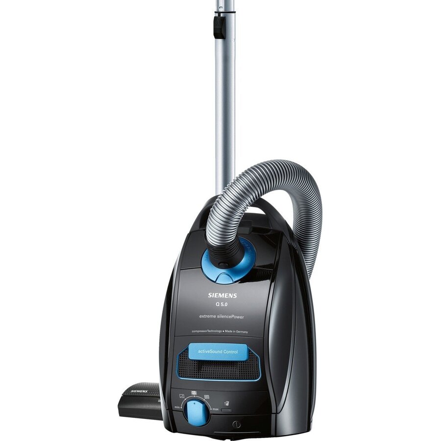 Aspirator cu sac Siemens VSQ5X1230, 850 W, 4.5 l Negru