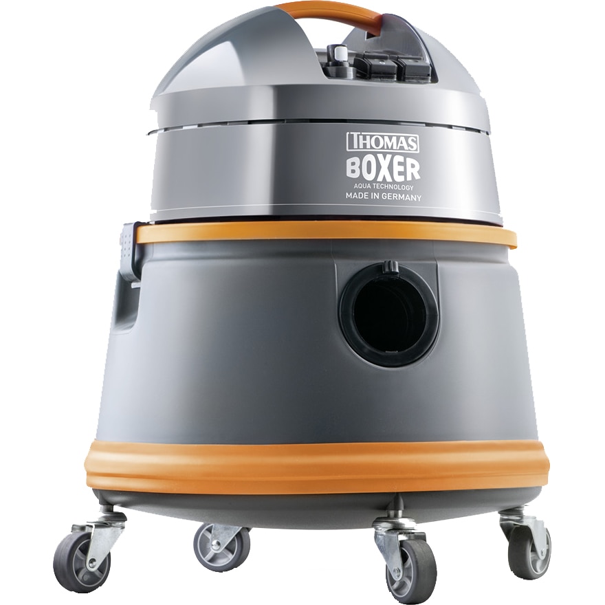 Aspirator fara sac Thomas Boxer 788119, 1400 W, sistem special cu presiune de pulverizare, Portocaliu/Gri