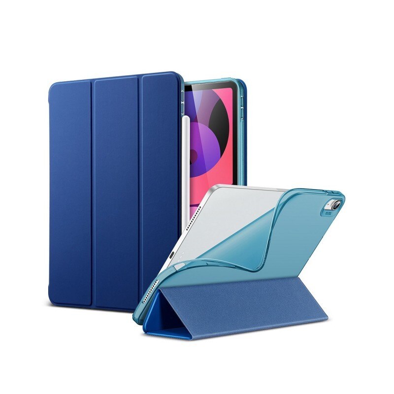 Husa Premium Esr Rebound Slim Jelly Compatibila Cu Apple Ipad Air 4 ( 2020 ), Albastru Navy