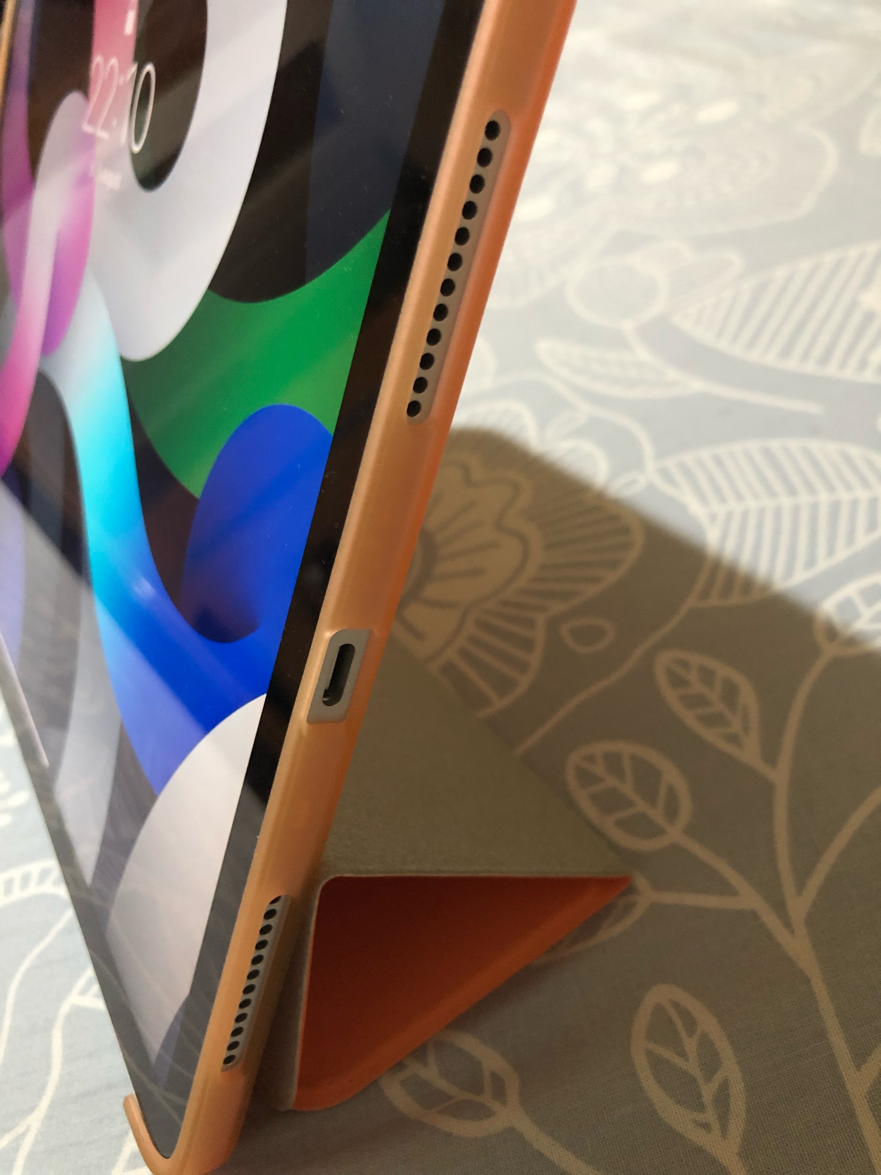 Husa Premium Esr Rebound Slim Jelly Compatibila Cu Apple Ipad Air 4 ( 2020 ), Albastru Navy