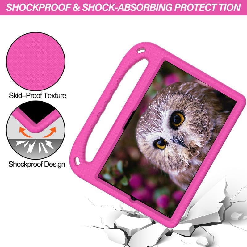 Husa Sigloo pentru Lenovo Tab P11 TB350FU (Gen. 2) (2022)/ Lenovo Pad Pro 2021 11.5", protectie 360, suport integrat, roz